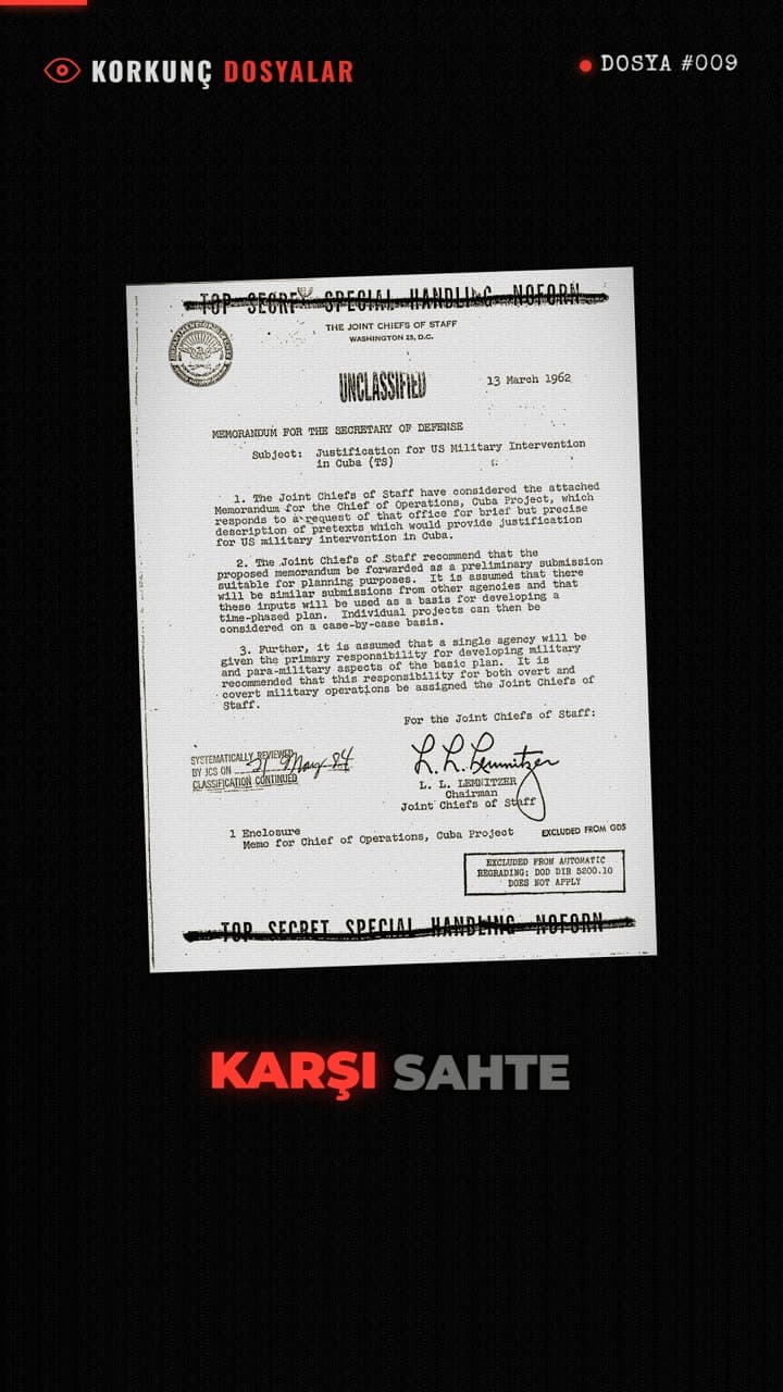 Northwoods Operasyonu: 1962'de önerilen gizli plan neydi. Motif · Gerçek mi, Uydurma mı? ile üretilen videodan bir kare.