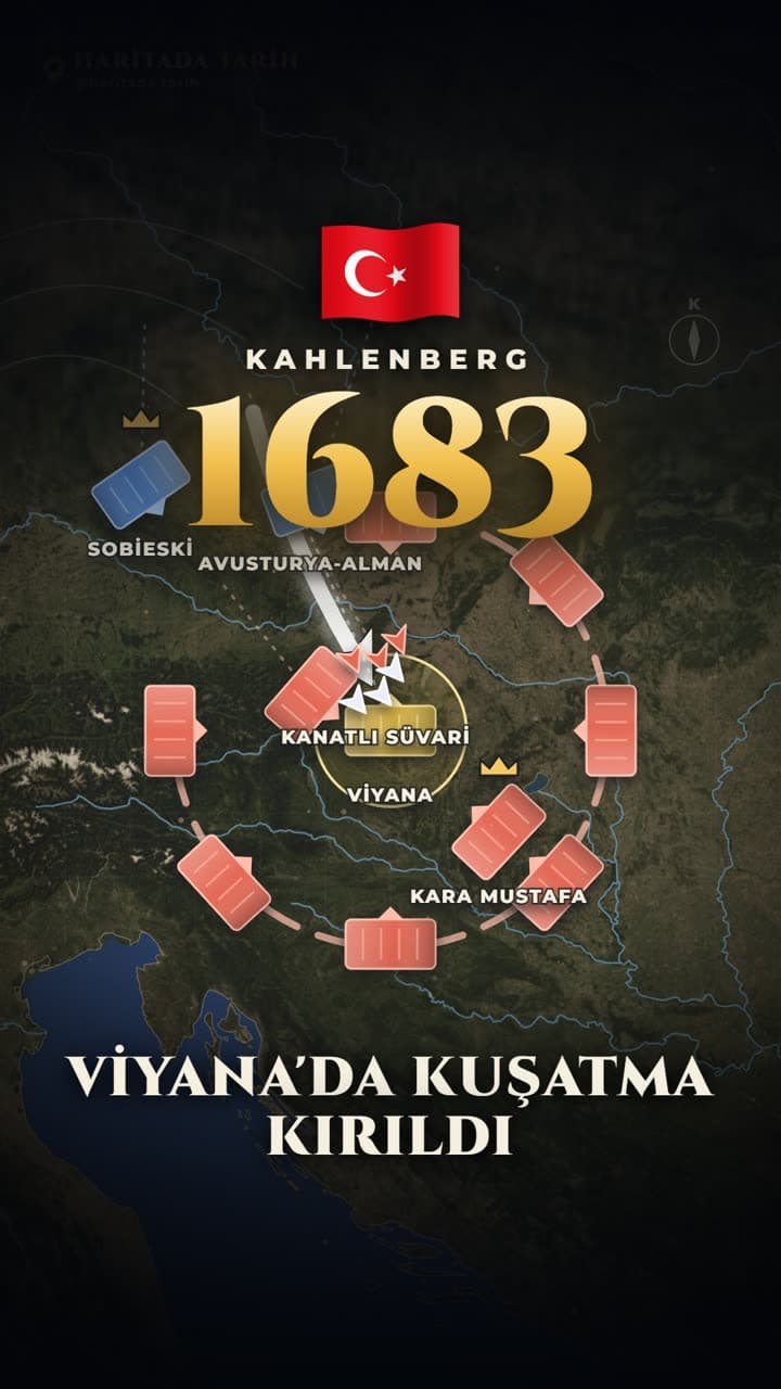 1683 Viyana Kuşatması: düşmek üzere olan şehir nasıl kurtuldu. Motif · @haritada.tarih ile üretilen videodan bir kare.