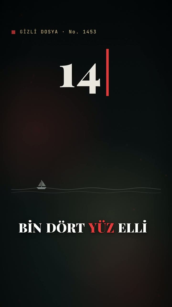 Gemiler karadan nasıl yürüdü. Motif ile üretilen videodan bir kare.