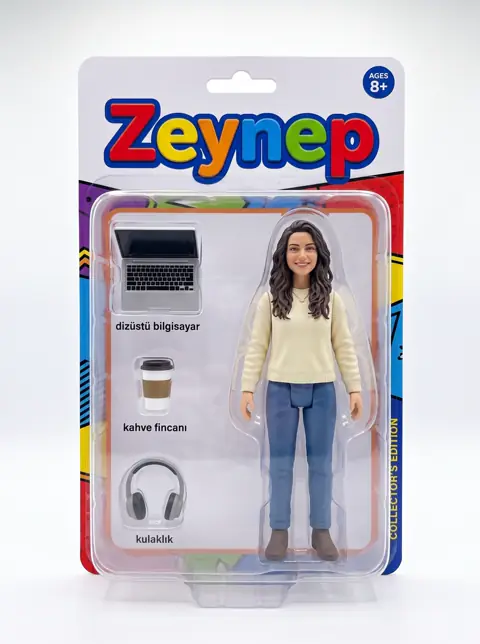Kutulu aksiyon figürün örneği